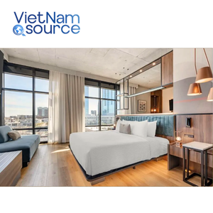 Casegoods การออกแบบที่ทันสมัยในตลาดของเราโรงแรม OEM ในไม้เนื้อแข็งกรอบเตียงคิงไซส์ชุดห้องนอนโรงแรมสไตล์หรูหราสำหรับการเลือกโรงแรม - Product Image 3