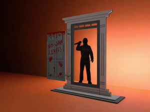 Decoración de Halloween, Adorno de Madera para Puerta, Estilo Gótico, Horror, Fantasmal, NUEVO, Buena Calidad, para Exhibiciones en Patios, Decoración de Terror - Product Image 6