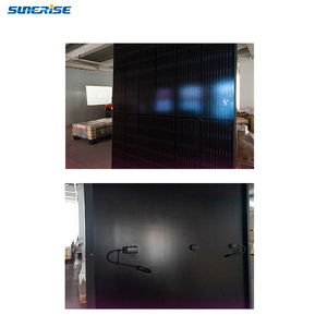 Groothandel Oem 500W Zonne-Energie Systeem Mono Gezicht Zonnepanelen Fabricage 510W Enkel Glas Alle Zwarte Zonnepanelen - Product Image 5
