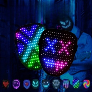 LED Mặt Nạ Với Cử Chỉ Cảm Biến Chuyển Cho Giáng Sinh Sinh Nhật Hiện Nay Cậu Bé Ánh Sáng Lên Mặt Nạ Cho Halloween Trang Phục Bên G25-534 - Product Image 1