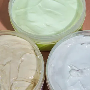 OEMカスタム卸売プライベートラベルボディバターナチュラルブライトニング保湿スキンホワイトニングシアバター香りボディクリーム