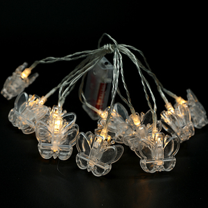 Luci a Stringa LED Moderne in Plastica, Smart Home, Alto CRI 90, Vari Design: Fiocchi di Neve, <span class=keywords><strong>Farfalle</strong></span>, con Interruttore, per Decorazione Casa e Soggiorno - Product Image 4