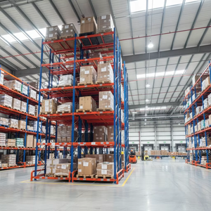 Roulettes pour rayonnages, robustes, modulaires, en acier, extensibles, emboîtables, 200 m, revêtement poudré, compatibles chariots élévateurs, pour stockage - Product Image 1