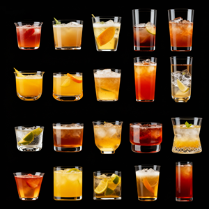 Juegos de vasos de agua altos de diseño clásico Wiskeyer Mojito Cups Tom Collins Bar Cristalería Juego de copas de cóctel elegante para bebida de vino - Product Image 1