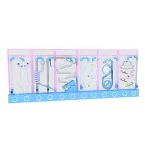 Panneaux muraux éducatifs de qualité supérieure, équipement de jeu intérieur souple, jouet en tuyau plastique pour enfants, aire de <span class=keywords><strong>jeux</strong></span> souple - Product Image 2