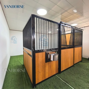 Roestbestendige roestvrijstalen paardenvoederbak met grote capaciteit voor weilanden en stalgebieden - Product Image 2