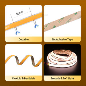 Adled 3000 4000 6500K 960led 24V Haute Puissance 25W Bande LED COB Flexible - Product Image 3