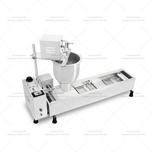 Machine à beignets à pain Machine de fabrication de beignets berlinois Commerce Nouveau comptoir Gaz GPL continu Donut de patates douces Friteuse - Product Image 2