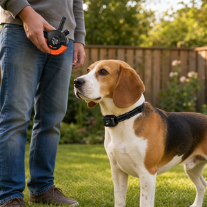 <span class=keywords><strong>Collier</strong></span> de dressage électrique professionnel <span class=keywords><strong>pour</strong></span> chiens et chats, rechargeable, étanche, avec télécommande, lumière LED, mémoire, anti-aboiement - Product Image 3
