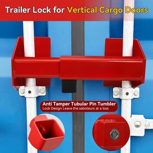 Easy-Operate High <b>Security</b> Trailer Lock, Sliding Container Door Lock for Vertical Cargo <b>Bars</b>. - Product Image 3