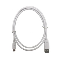 USB 2.0 A Stecker auf Mini 5-Pin Kabel AM zu M5P Beige Schwarz oder Rot Ummantelung