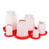 Mangeoire à volaille en plastique professionnelle, abreuvoir automatique à gravité pour poulets, 1L 1.5L, petite taille pour l'élevage de poussins dans la cour