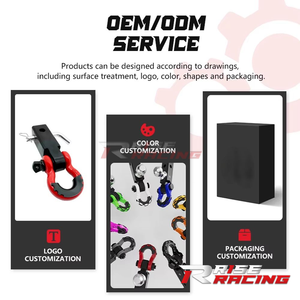 RISE Prix Abordable <span class=keywords><strong>Attelage</strong></span> Arrière Universel en Acier pour <span class=keywords><strong>Remorque</strong></span> 4x4, Pièces de Remorquage en Fer, Kits de Crochets de Remorquage pour Récepteur de <span class=keywords><strong>Remorque</strong></span> - Product Image 6