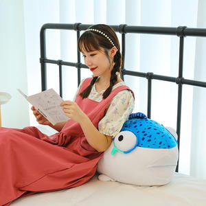 Peluche géante <span class=keywords><strong>Angela</strong></span>, animal marin sous-marin, poupée Moscot, gros yeux et bouche, jouet en peluche poisson-clown mignon - Product Image 4