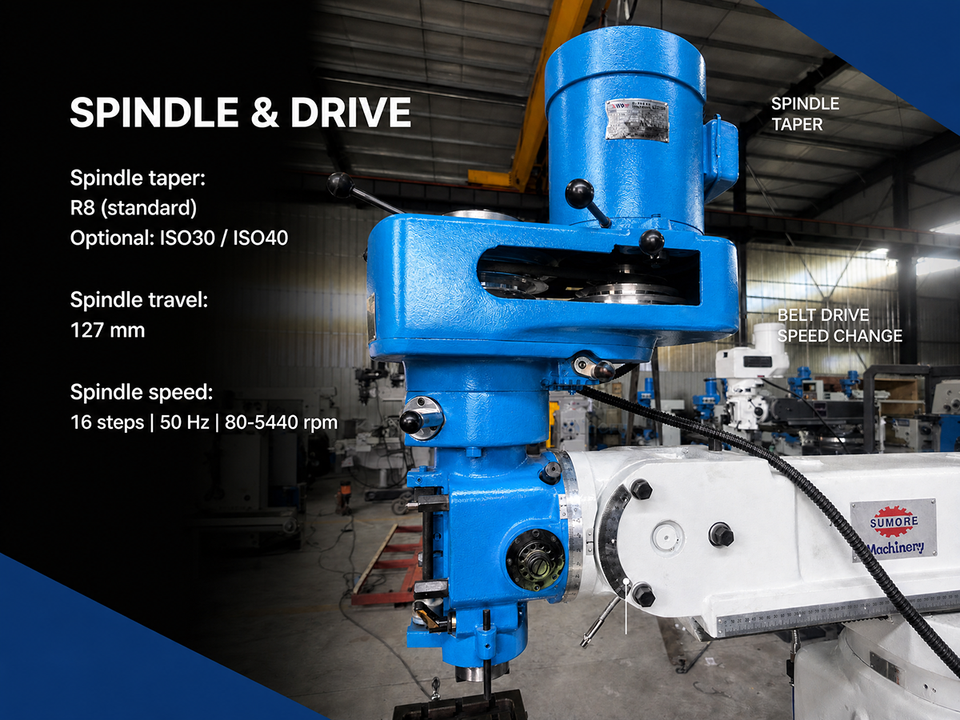 Factory Sales X6325/X6328 Vertical Milling Machine Turret Type Milling ...