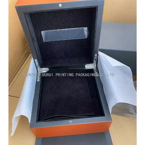 Luxury Wooden Watch <b>Box</b> with Rubber Strap & <b>Tool</b> <b>Set</b> - High-End Watch Storage <b>Box</b> for Diving Watches, Custom Logo Available - Product Image 4