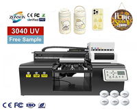 Imprimante UV à plat de bureau 3040 A3 pour l'impression de films de transfert sur métal, plastique, cuir, puzzles et la fabrication de trophées de divertissement