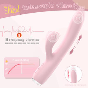 Schub weiches Silikon Sexspielzeug für Erwachsene Dildo vibrator mit Heiz funktion Strap-On für Kondom gebrauch - Product Image 2