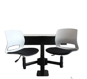 Лидер продаж, вращающийся стол и стул для учеников средней школы и колледжа, тренировочный стул с регулируемой высотой