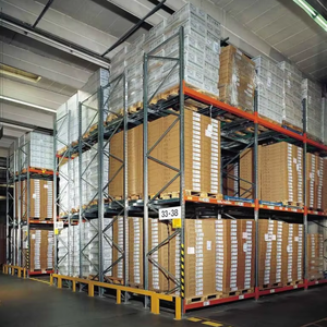 Stockage en entrepôt Étagère en métal Supports empilables et étagères Système de rayonnage à palettes Rayonnage en acier Système de rayonnage Vna Rack pour allée étroite - Product Image 3