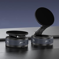 Support universel de voiture pliable rotatif à 360 degrés support de téléphone portable magnétique sous vide pour voiture