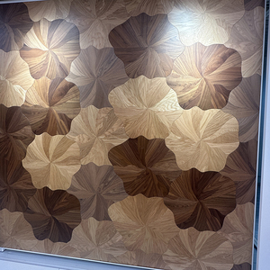 Parquet en noyer noir multicouche de 18 mm, silencieux, à faible entretien, certifié CE, qualité ABC, avec système de jointure T&G, forme personnalisée, pour les installations de loisirs - Product Image 2