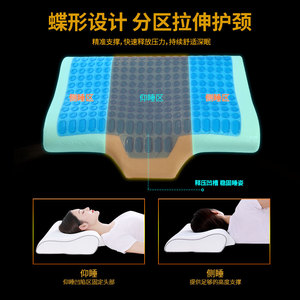 Almohada de Espuma Viscoelástica con Forma de Mariposa, Firmeza Media, Soporte Cervical para Adultos - Product Image 3