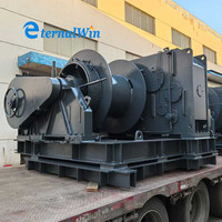 Treuil hydraulique de remorquage marin pour chantier naval 30t 50t 80t, treuil de coulisse électrique pour amarrage de pont de navire/bateau, prix