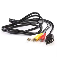 Cable de Audio y Video AV de 1.8m (6 pies) para Dreamcast, Cable Adaptador con Conector Estéreo para Sega Dreamcast