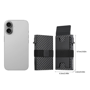 Kim Loại Chủ Thẻ Tín Dụng Du Lịch <span class=keywords><strong>Mini</strong></span> RFID Wallet Men <span class=keywords><strong>Card</strong></span> Trường Hợp Porte Carte Nam Money <span class=keywords><strong>Clip</strong></span> - Product Image 5