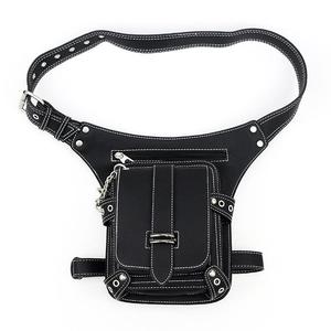 Tas bahu Retro Steampunk, ransel kulit Gotik hitam, tas kaki pinggang aksesori sepeda motor wanita - Product Image 3