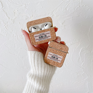 Pour logo <span class=keywords><strong>personnalisé</strong></span>, étui airpods2 en bois 1 <span class=keywords><strong>2</strong></span> airpod PRO respectueux de l'environnement - Product Image 2