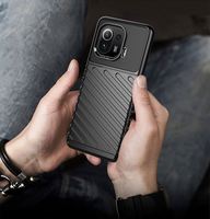 Tonnerre Antichoc Doux Tpu Cell Phone Cover Case Pour Xiaomi Mi 11 Pro