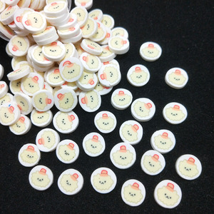 Rodajas de arcilla suave gruesas estilo caricatura: Muñeca, Oso, Oveja, Mono, Cachorro, Pan tostado, Maíz - Product Image 3