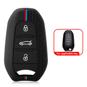 Étui en Silicone pour clé de voiture, pour Peugeot 208 DS3 5008 DS5 DS6, pour Citroën C4 <span class=keywords><strong>C5</strong></span> X7, housse de clé télécommande intelligente - Product Image 6
