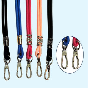 Оптовая продажа, универсальный регулируемый круглый шнур на шнурке, ремешок на шею, накладка на цепочку для ключей для сотовых телефонов, плетеная отделка - Product Image 5