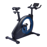 Vélo de spinning TOPFIT TF-89303, vélo d'exercice stationnaire, vélo de gym à domicile, haute qualité, résistance réglable, écran LCD
