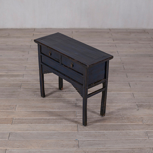 <span class=keywords><strong>Console</strong></span> en bois d'orme recyclé vintage faite à la main avec tiroirs, style traditionnel, <span class=keywords><strong>meuble</strong></span> de salon - Product Image 2