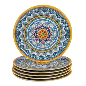 Yiheng melamina placas dinnerware conjunto preço barato melamina placa estoque melamina louça