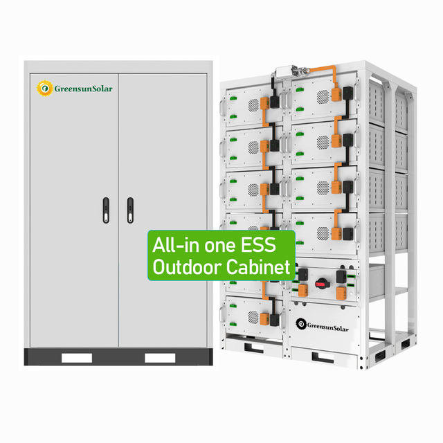 Outdoor Cabinet All in One ESS 100KWH 200KWH 300KWH Energy Storage Lithium Battery System with 50KW PCS
