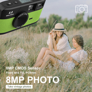 Bán Buôn Được Xây Dựng Trong Đèn Flash Hình Ảnh Di Động Màn Hình Miễn Phí Máy Ảnh Kỹ Thuật Số Retro Phong Cách Cổ Điển Nhỏ Gọn Cũ Thiết Kế Không Có Màn Hình Máy Ảnh - Product Image 4