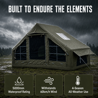 Tente gonflable de haute qualité en tissu Oxford 420D imperméable, grand espace pour le camping en plein air, les voyages et les pique-niques