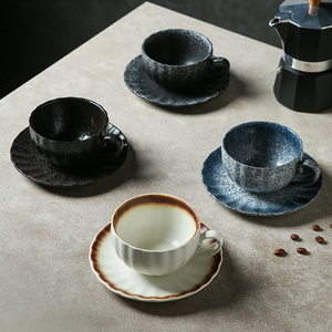 Tazza da <span class=keywords><strong>Caffè</strong></span> in Ceramica di Lusso 150ml con Piattino, Tazza in Porcellana per Casa e Caffetteria - Product Image 5