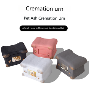 Cercueils et urnes funéraires de luxe faits à la main pour animaux de compagnie, boîtes commémoratives pour chiots et chats, cercueils de crémation pour chiens et chatons en ciment Portland - Product Image 3