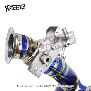 Rennsport Titan Leichtgewicht Catback Auspuffanlage für Lamborghini Revuelto V12 6.5 2024- OEM Ventil Schalldämpfer Heckabschnitt - Product Image 6