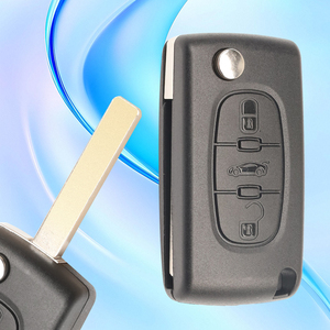SZMAISHI 3 boutons 433MHZ ASK ID46 puce 0523 VA2 lame Flip télécommande <span class=keywords><strong>clé</strong></span> <span class=keywords><strong>de</strong></span> voiture pour <span class=keywords><strong>Peugeot</strong></span> Smart véhicule vierge <span class=keywords><strong>clé</strong></span> <span class=keywords><strong>de</strong></span> voiture Fob - Product Image 4