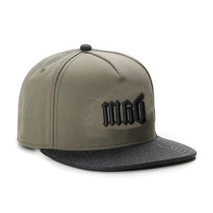 Custom 5 Panel <b>Flat</b> Brim High Crown Cotton Nylon Baseball <b>Cap</b> Custom 3D Personalized Embroidered Logo Snapback Trucker Hats - Product Image 1