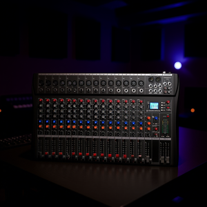Mezclador de Audio Inalámbrico Digital de 16 Canales, Consola de Sonido, Entrada y Salida USB XLR, Grabación en Estudio, Mezcla en Vivo, 110V 220V - Product Image 2