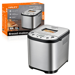 Máquina para Hacer Pan de Acero Inoxidable HALEY, Portátil, de Alta Calidad, Automática, Multifuncional, para Hacer Pan y Helados Hou - Product Image 1