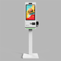Kiosco de Autoservicio con Pantalla Táctil Capacitiva de 23.6 Pulgadas, Pago con QR y Tarjeta, Cámara Facial Integrada, Disponible 24/7, para Tiendas Minoristas